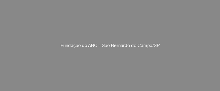 Provas Anteriores Fundação do ABC - São Bernardo do Campo/SP